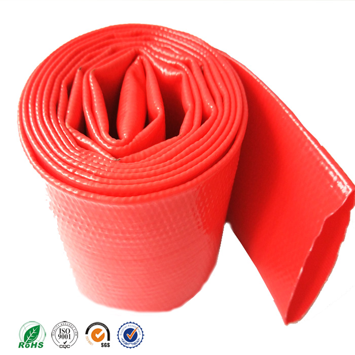 pvc lay flat soft hose manufacturer different color and sizes